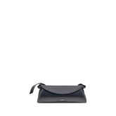 Sac bandoulière en cuir de veau noir Bos Taurus Jil Sander