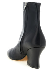 Jil Sander Black Calfskin Ankle Boots