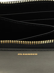 Jil Sander Black Calfskin Cardholder