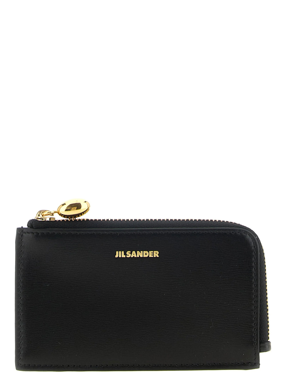 Jil Sander Black Calfskin Cardholder
