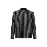 Cardigan Jil Sander negru din bumbac