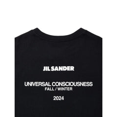 Jil Sander Black Cotton Long - T-Shirts