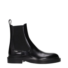 Jil Sander Black Leather Ankle Boots