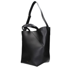 Jil Sander Black Leather Crossbody Bag