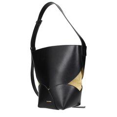 Jil Sander Black Leather Crossbody Bag