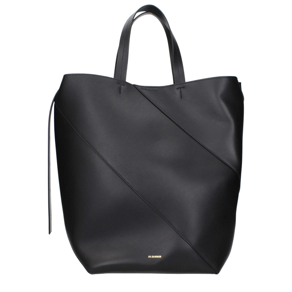 Jil Sander Black Leather Crossbody Bag