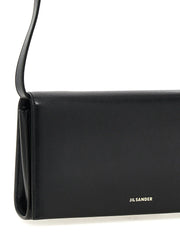 Jil Sander Black Leather Crossbody Bag