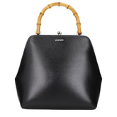Geantă din piele neagră Jil Sander