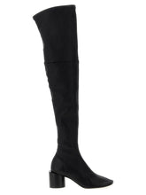 Jil Sander Noir Cuir Au-Dessus Du Genou