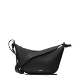 Jil Sander Black Leather Shoulder Bag