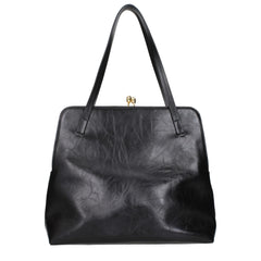 Jil Sander Black Leather Shoulder Bag