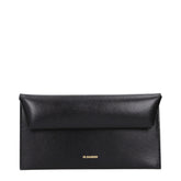 Jil Sander Black Leather Wallet