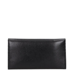 Jil Sander Black Leather Wallet