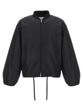 Jil Sander Black Polyester Bomber