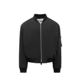 Jil Sander Fekete Polieszter Bomber - IT54 | XL