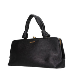 Bolso de rafia negra de Jil Sander