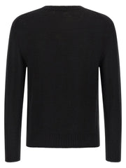 Jil Sander Black Virgin Wool Cardigan