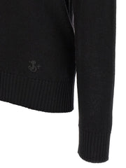 Jil Sander Black Virgin Wool Cardigan
