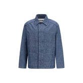 Jil Sander Blue Cotton Denim Jacket - Coats & Jackets
