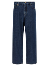 Jil Sander Blue Cotton Straight-Leg Jeans