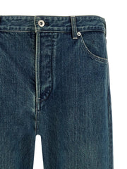 Jil Sander Blue Cotton Straight-Leg Jeans - W30