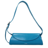 Jil Sander Blue Leather Crossbody Bag