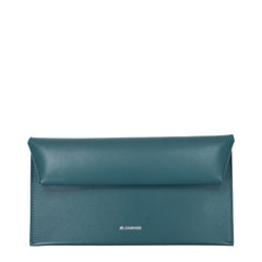 Jil Sander Blue Leather Wallet