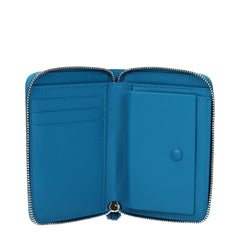 Jil Sander Blue Leather Wallets