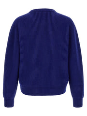 Jil Sander Blue Wool Cardigan