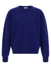 Jil Sander Blue Wool Cardigan
