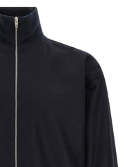 Jil Sander Blue Wool Full-Length Jacket