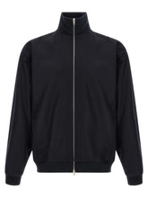 Jil Sander Blue Wool Full-Length Jacket