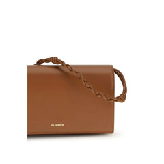 Jil Sander Brown Calf Leather Bos Taurus Wallet