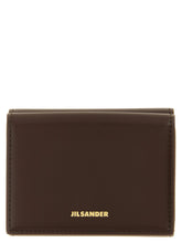 Jil Sander Brown Calfskin Cardholder