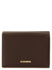 Jil Sander Brown Calfskin Cardholder