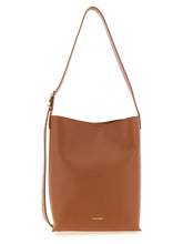 Sac bandoulière en veau marron Jil Sander