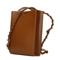 Jil Sander Brun skinncrossbodyveske
