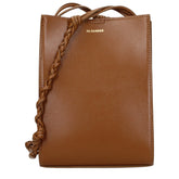 Jil Sander Brown Leather Crossbody Bag