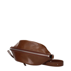 Jil Sander Brown Leather Crossbody Bags