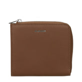 Jil Sander Brown Leather Wallet