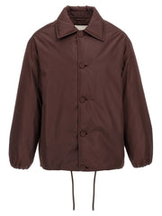 Jil Sander Brown Polyester Full-Length Jacket - IT50 | L