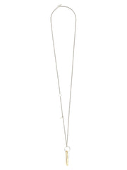 Jil Sander Gold Brass Necklace - One Size