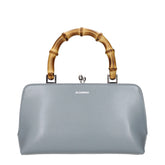 Jil Sander Gray Leather Handbag