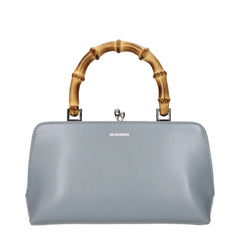 Jil Sander Gray Leather Handbag