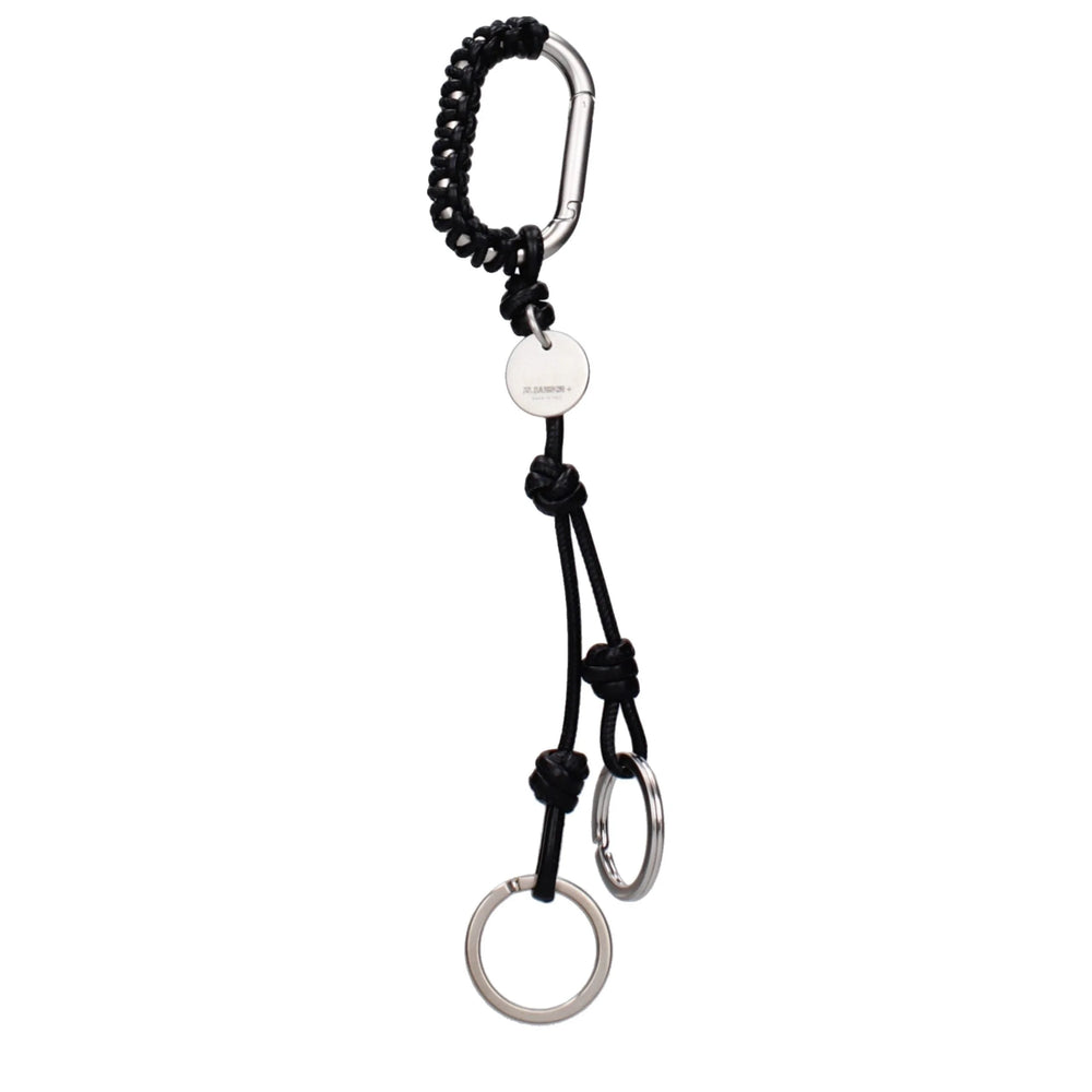 Jil Sander Gray Metal Keychain