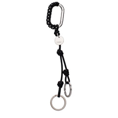 Jil Sander Gray Metal Keychain