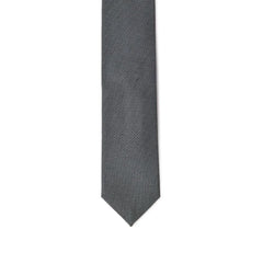 Jil Sander Gray Silk Ty - Neckties