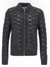 Jil Sander Gray Virgin Wool Cardigan