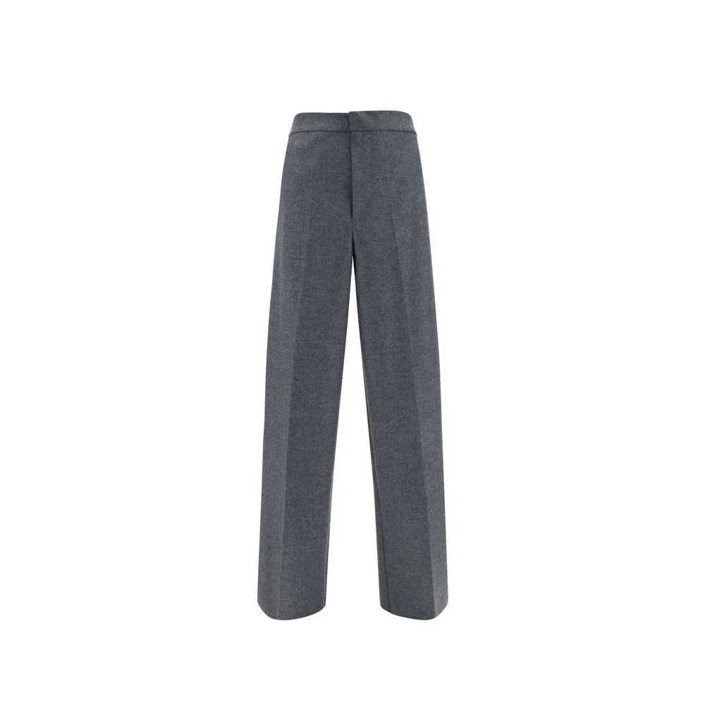Jil Sander Gray Wool Casual Pants - IT46 | S