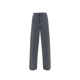 Jil Sander Gray Wool Casual Pants - IT46 | S